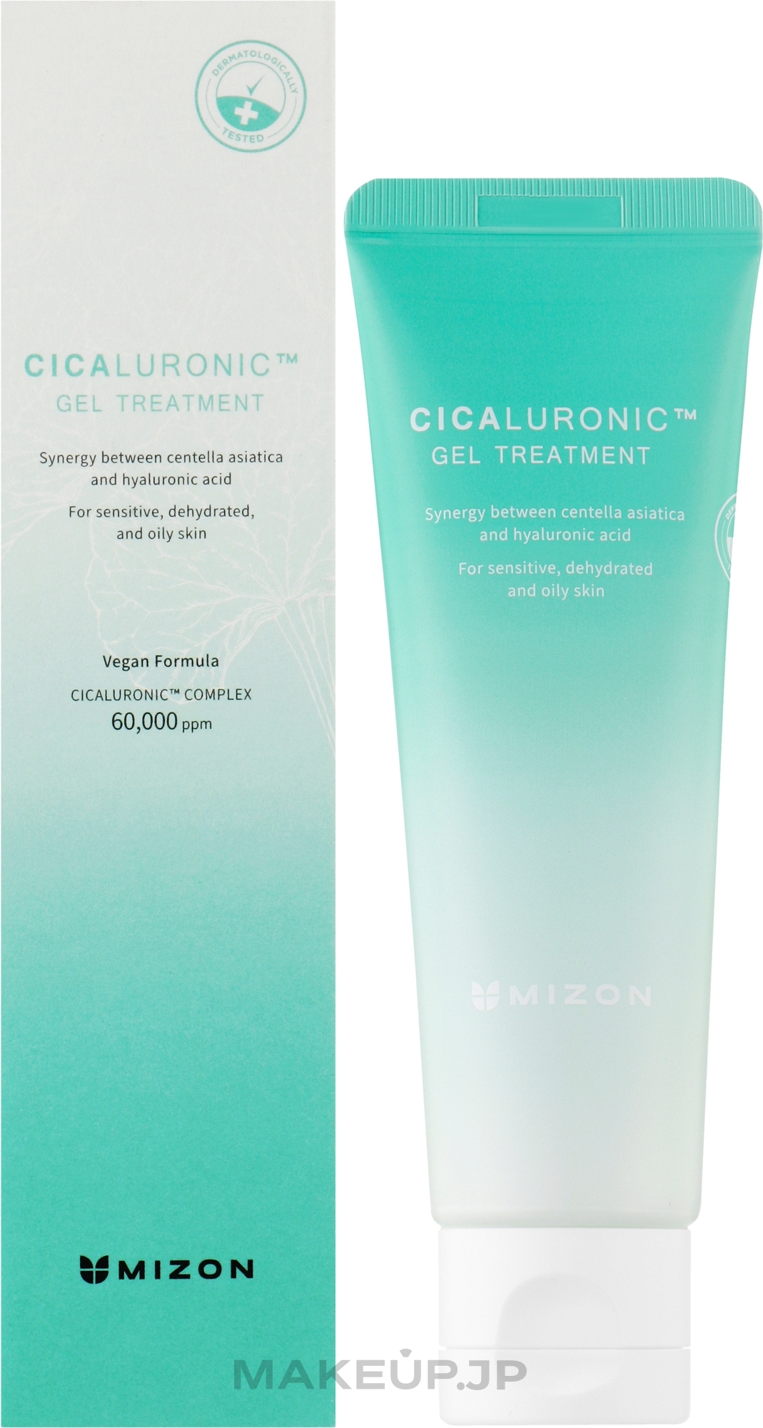 Light Moisturising Gel with Centella Asiatica & Hyaluronic Acid - Mizon Cicaluronic Gel Treatment — photo 50 ml