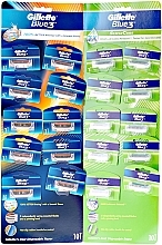 Disposable Shaving Razors - Gillette Blue 3 — photo N1