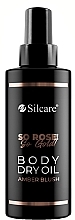Fragrances, Perfumes, Cosmetics Dry Body Oil - Silcare So Rose! So Gold! Body Dry Oil Amber Blush