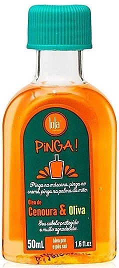 Carrot & Olive Hair Oil - Lola Cosmetics Pinga! Carrot And Olive Hair Oil — photo N7