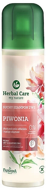 Peony Dry Shampoo - Farmona Herbal Care — photo N2