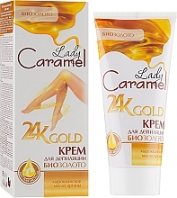 Biogold Body Depilation Cream - Caramel 24K Gold — photo N1