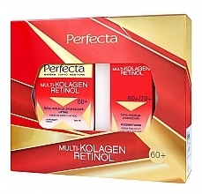 Fragrances, Perfumes, Cosmetics Set - Perfecta Multi-Collagen Retinol 60 + (cr/50ml + eye/cr/15ml)