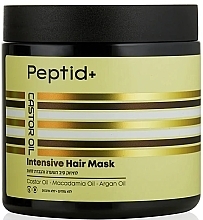 Fragrances, Perfumes, Cosmetics Intensive Hair Mask - Peptid+ Castor Oil & Macadamia Intensive Hair Mask