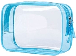 Fragrances, Perfumes, Cosmetics Makeup Bag, 4480, transparent, blue - Deni Carte