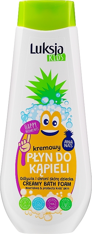 Pineapple Creamy Bubble Bath for Kids - Luksja Kids — photo N1