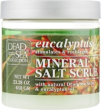 Body Scrub with Dead Sea Minerals & Eucalyptus Oil - Dead Sea Collection Eucalyptus Mineral Salt Scrub — photo N8