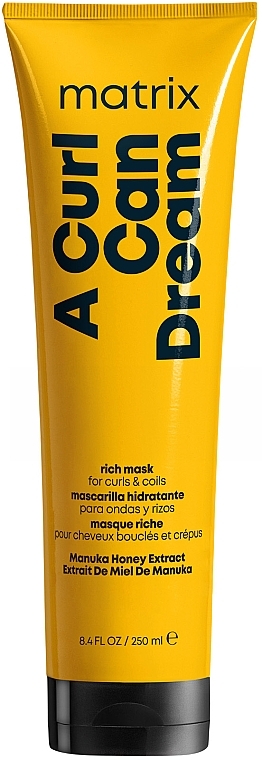 Moisturising Mask for Curly Hair - Matrix Total Results A Curl Can Dream Rich Mask — photo N1