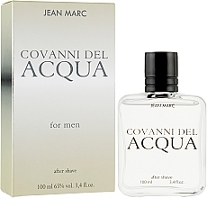 Fragrances, Perfumes, Cosmetics Jean Marc Covanni Del Acqua - After Shave Balm