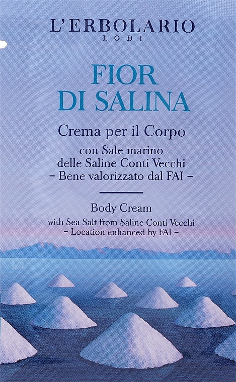 GIFT! Salty Breeze Body Cream - L'Erbolario Fior Di Salina Body Cream — photo N1