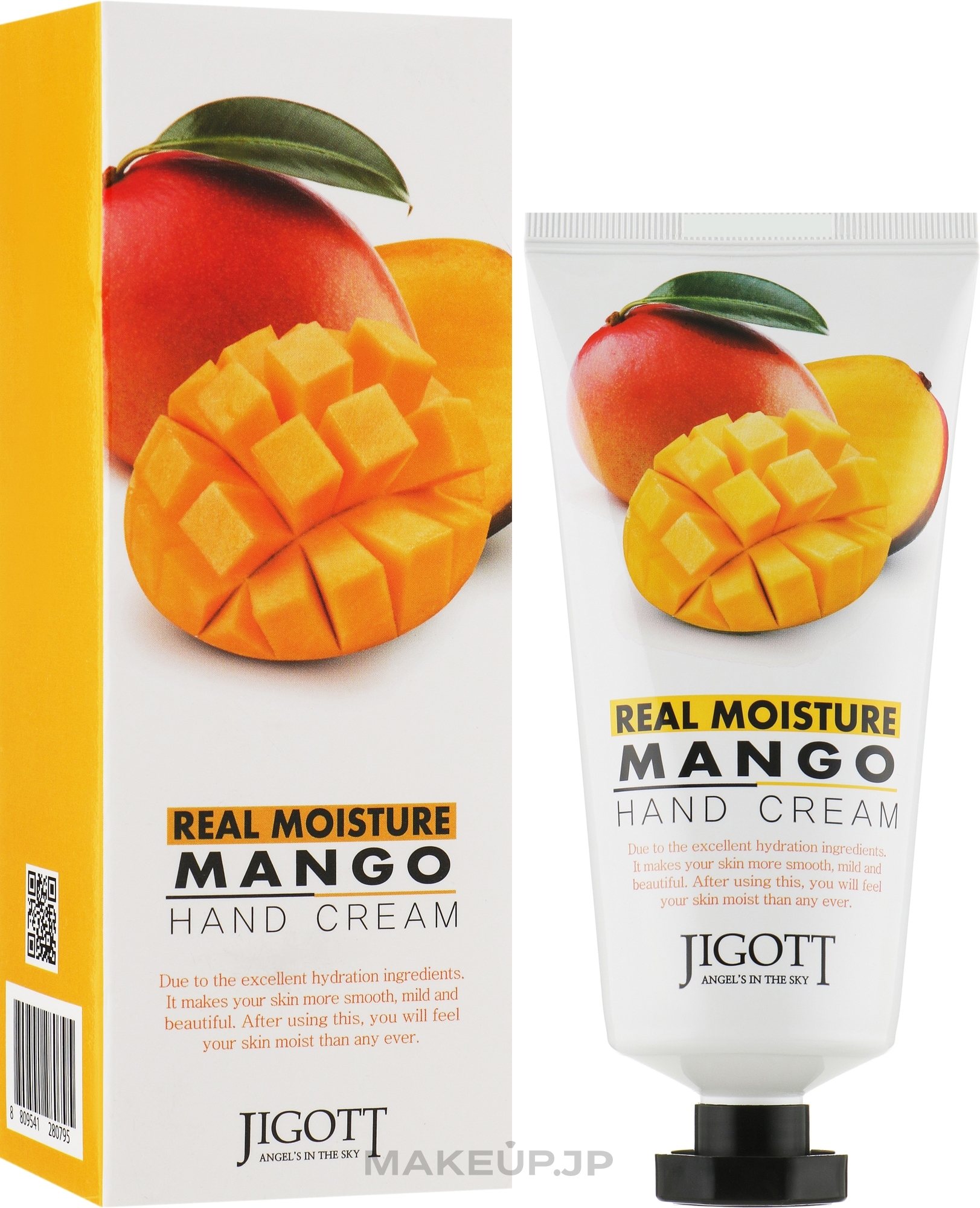 Mango Hand Cream - Jigott Real Moisture Mango Hand Cream — photo 100 ml