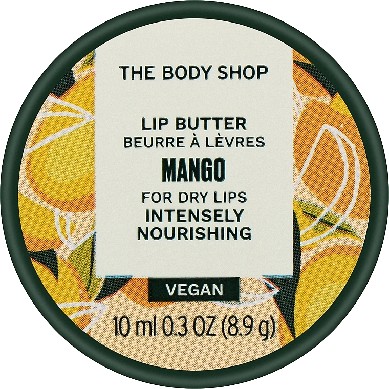 Intensive Nourishing Oil for Dry Lips 'Mango' - The Body Shop Mango Lip Butter For Dry Lips Intensely Nourishing — photo N5