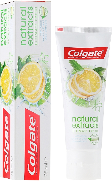 Toothpaste "Ultimate Fresh" - Colgate Natural Extracts Ultimate Fresh Lemon — photo N3