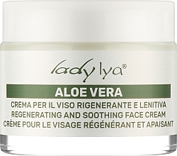 Fragrances, Perfumes, Cosmetics Soothing Face Cream with Aloe Vera - Lady Lya Face Cream