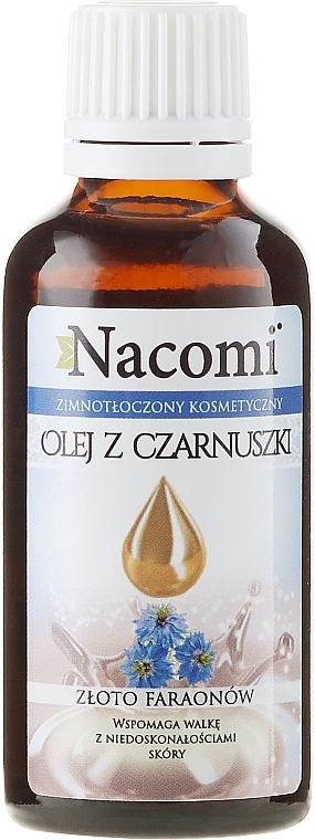 Face & Body Black Cumin Oil - Nacomi Olej Z Czarnuszki Złoto Faraonów — photo N1