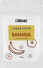Fragrances, Perfumes, Cosmetics Banana Hand & Body Sugar Scrub - Courage Banana Hands & Body Sugar Scrub (doypack)