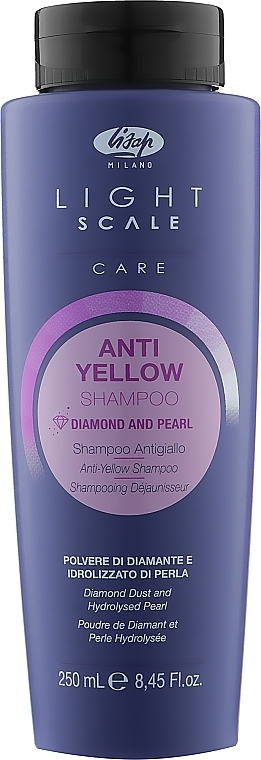 Anti-Yellow Violet Shampoo - Lisap Light Scale Care — photo N1