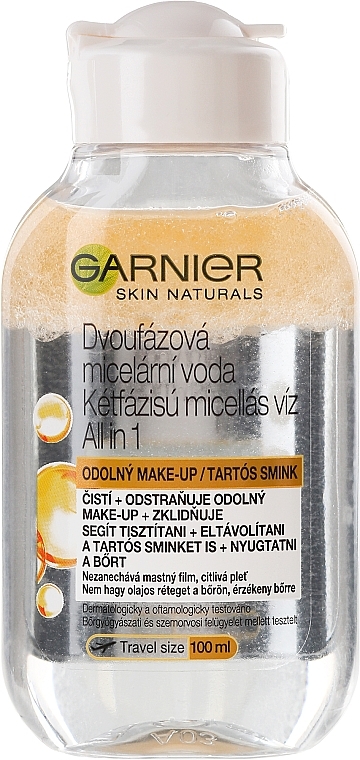 Micellar Water - Garnier Skin Naturals All in 1 Micellar Cleansing Water in Oil Travel Size — photo N4