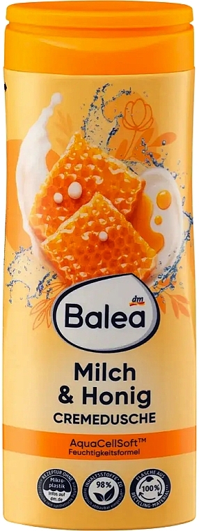 Shower Gel Cream with Honey & Milk Scent - Balea Milch & Honig — photo N1