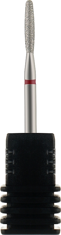 Diamond Nail Drill Bit 'Bullet', 244 023R 2.3 mm, red mark - Tufi Profi Premium — photo N5