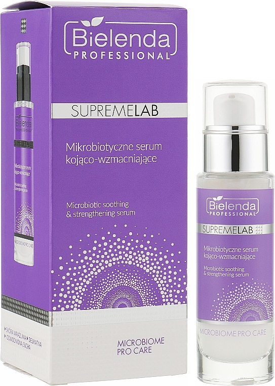 Microbiotic Soothing & Strengthening Serum - Bielenda Professional SupremeLab Microbiome Pro Care Microbiotic Soothing&Strengthening Serum — photo N2