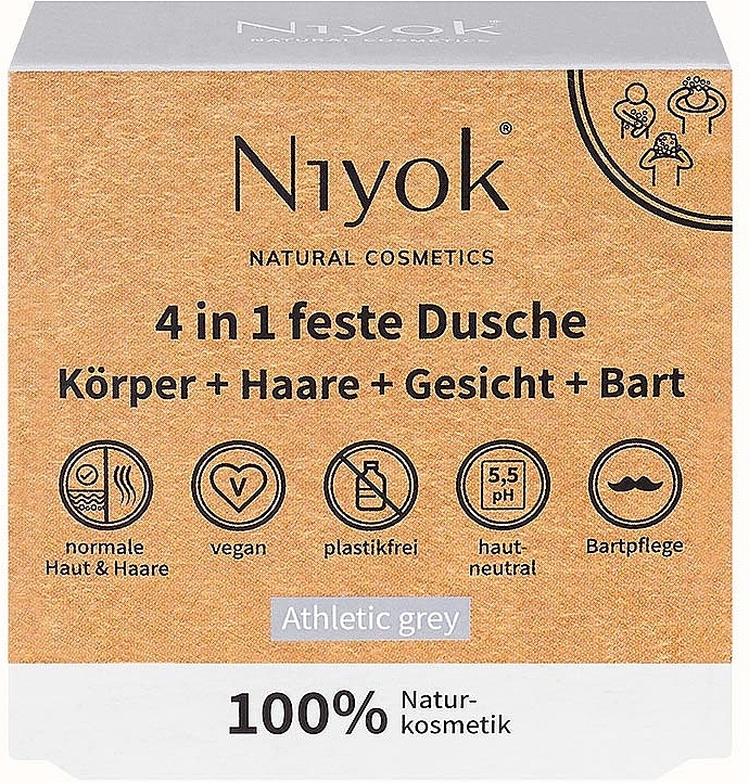 Body, Hair & Beard Soap - Niyok 4in1 — photo N8