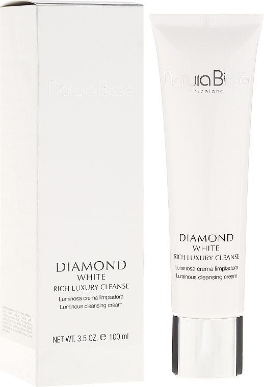 Luxurius Gloss Cleansing Cream - Natura Bisse Diamond White Rich Luxury Cleanser — photo N1