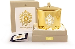 Tiziana Terenzi Luna Collection Orion Gold Glass - Scented Candle with Lid — photo N1