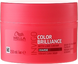 Brightening Colored Coarse Hair Mask - Wella Professionals Invigo Color Brilliance Vibrant Color Mask Coarse — photo N3