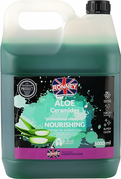 Moisturizing Shampoo - Ronney Professional Shampoo Intensive Moisturizing Natural Aloe Vera — photo N7