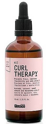 Oil for Curly & Wavy Hair - Glossco Curl Therapy Oil — photo N1