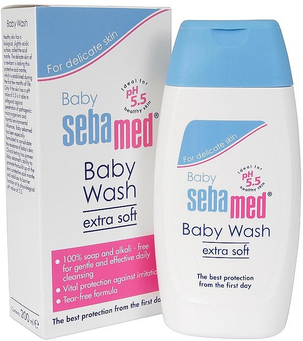 Shower Gel - Sebamed Baby Wash Extra Soft — photo N5