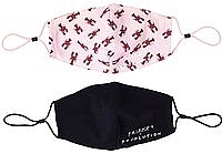 Face Mask, 2 pcs - Makeup Revolution X Friends Re-Useable Fabric Face Covering 2 Pack — photo N6