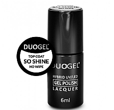 Fragrances, Perfumes, Cosmetics Hybrid No Wipe Nail Top Coat - Duogel Top Coat So Shine No Wipe