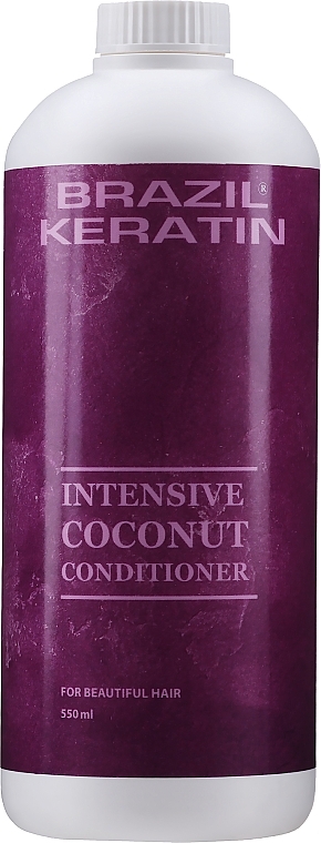 Dry Hair Conditioner - Brazil Keratin Intensive Coconut Conditioner — photo N3