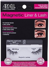 Ardell Magnetic Lash & Liner Lash Accent 002 (eye/liner/2.5g + lashes/2pc) - Set — photo N1