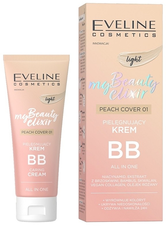 BB-Cream - Eveline My Beauty Elixir Peach Cover BB Cream — photo N1