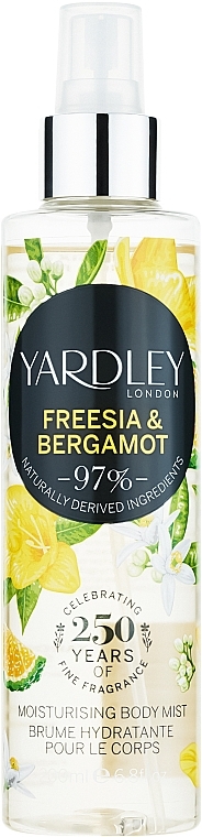 Yardley Freesia & Bergamot - Body Spray — photo N1