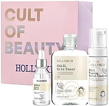 Fragrances, Perfumes, Cosmetics Set - Hollyskin Snail Smart Basic Care (foam/150ml + ser/50ml + toner/250ml)