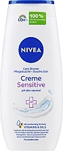 Fragrances, Perfumes, Cosmetics Shower Cream-Gel - NIVEA Creme Sensitive Cream Shower