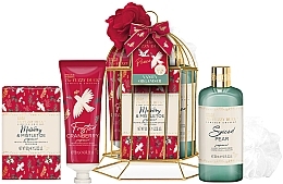 Fragrances, Perfumes, Cosmetics Set - Baylis & Harding The Fuzzy Duck Winter Wonderland Vanity Organiser Gift Set (sh/cr/300ml + sh/gel/130ml + bath/salt/150g + sponge)