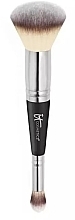 Powder & Concealer Double Brush - It Cosmetics Heavenly Luxe Complexion Perfection Brush №7 — photo N5
