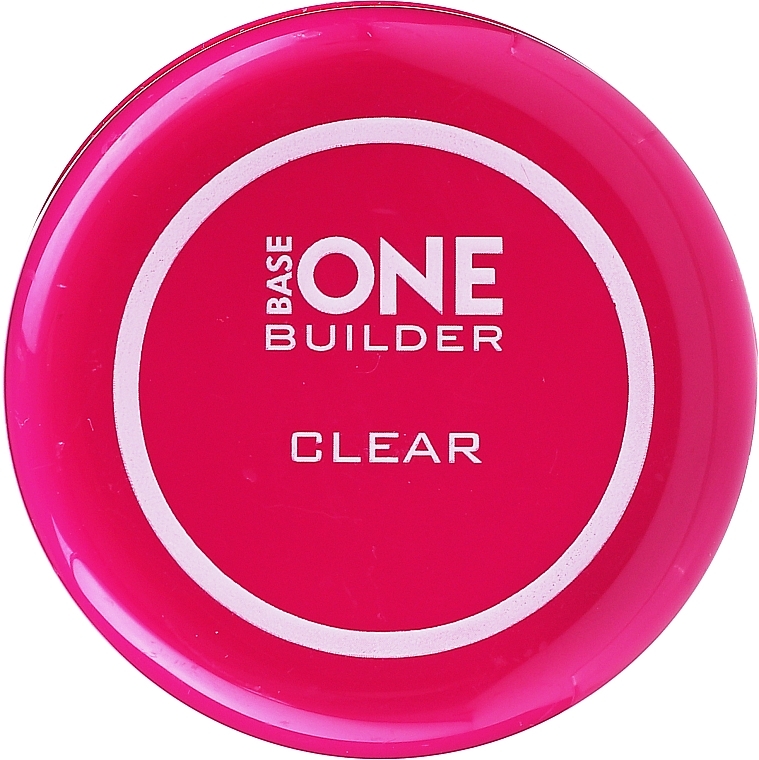 Clear Nail Gel - Silcare Base One UV Gel Builder Clear — photo N14