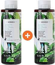 Fragrances, Perfumes, Cosmetics Set - Korres Mint Tea (sh/gel/2x250ml)