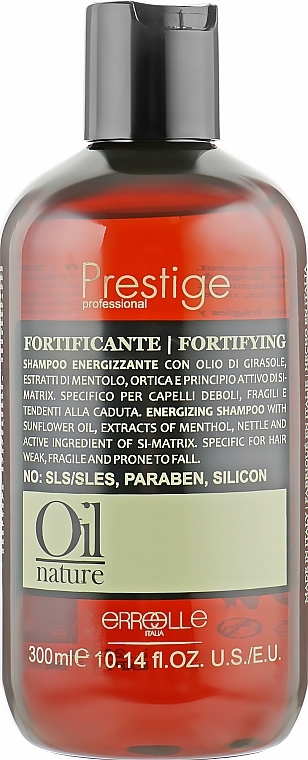 Regenerating Anti Hair Loss Shampoo - Erreelle Italia Prestige Oil Nature Fortyfing Shampoo — photo N2