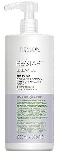 Sensitive Scalp Shampoo - Revlon Professional Restart Balance Purifying Micellar Shampoo — photo N2