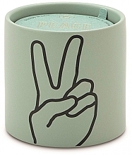 Fragrances, Perfumes, Cosmetics Scented Candle - Paddywax Impressions Ceramic Candle Peace Mint Lavender & Thyme