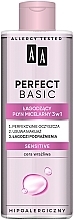 Fragrances, Perfumes, Cosmetics Soothing Micellar Water for Sensitive Skin - AA Perfect Basic 3-in-1 Sensitive Micellar Water