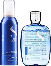 Set - Alfaparf Semi Di Lino Volume (shampoo/250ml + cond/200ml + bag) — photo N2