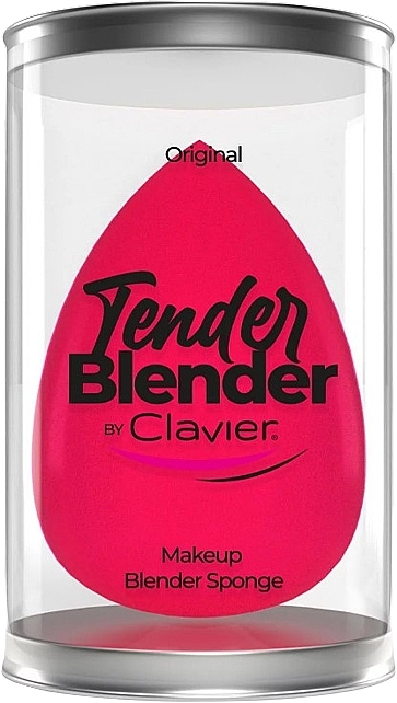 Makeup Sponge, pink - Clavier Tender Blender Super Soft — photo N1